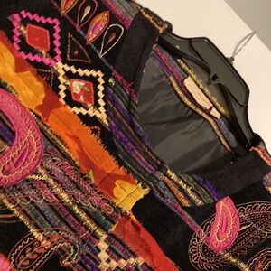 Colorful Embroidered Women's Jacket